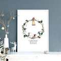 Personalized Christmas gifts for family | wall art print