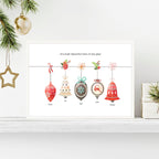 Custom family gifts for Christmas | wall art print