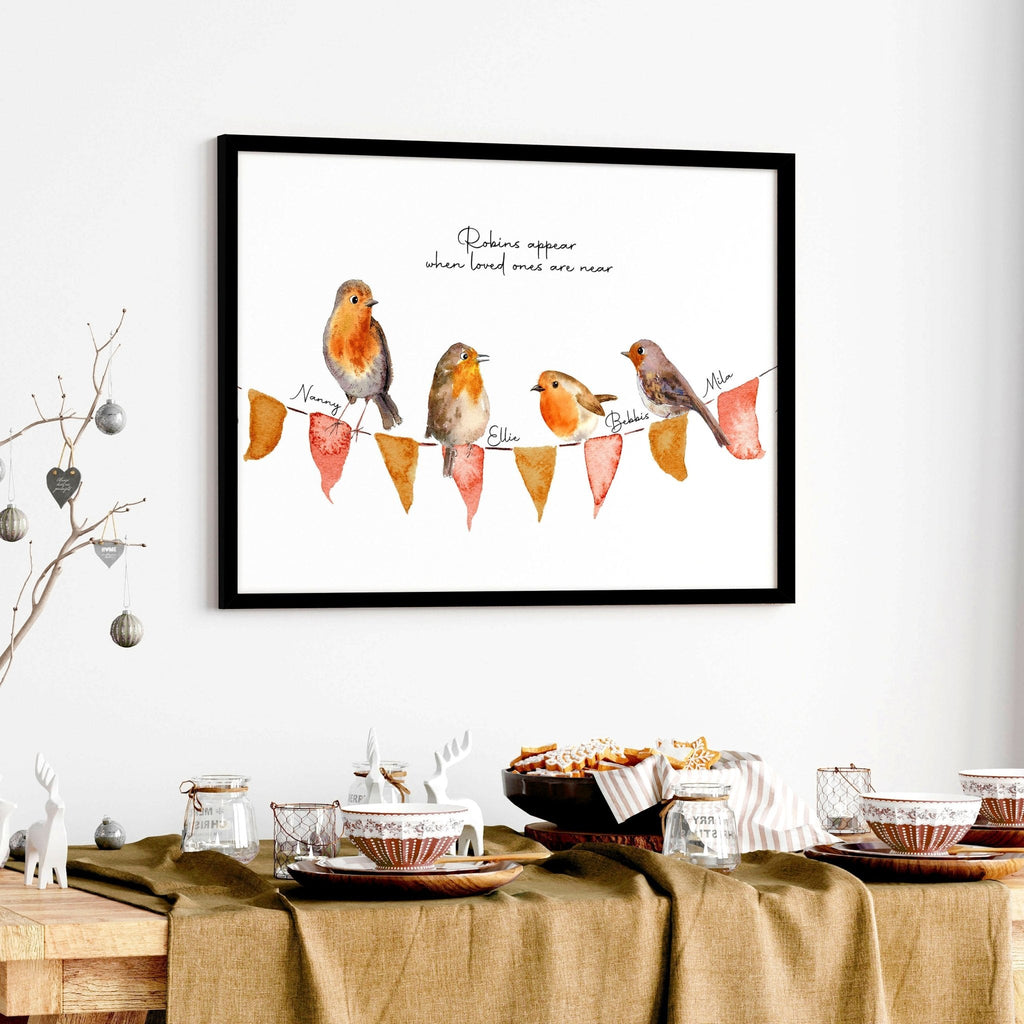 Family tree frame | Personalised wall art print