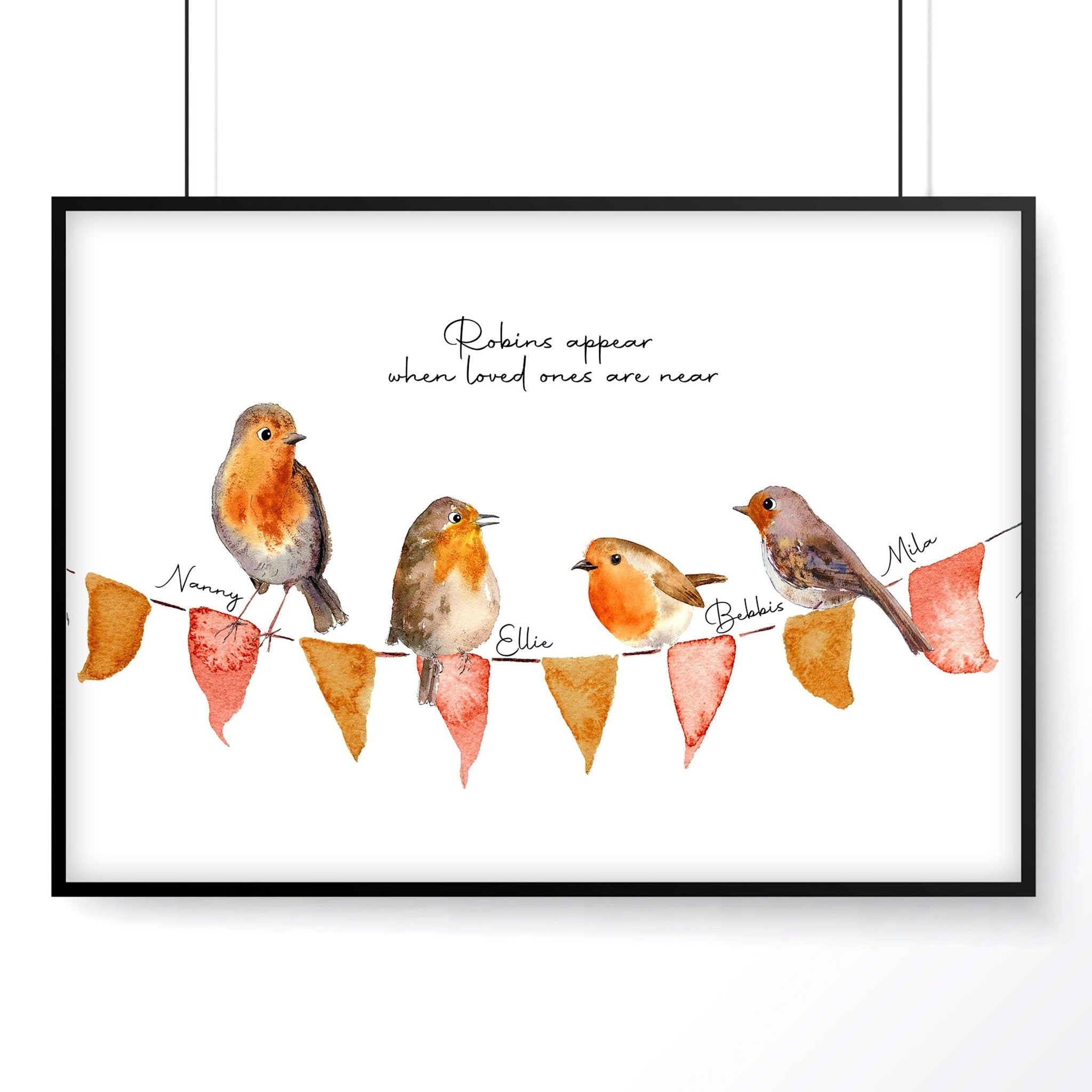 Family tree frame | Personalised wall art print