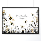 Personalized gifts family wall art print