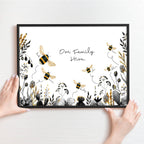 Personalized gifts family wall art print