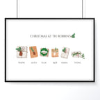 Mom and dad Christmas gifts | Custom Family wall art