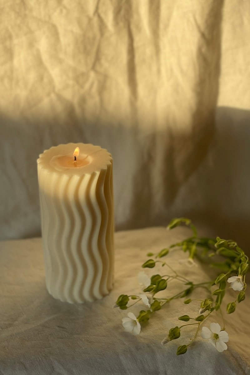 Sculpted Pillar Candles - Joe’s Haven