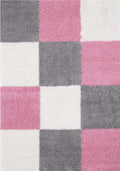 Myshaggy Geometric Pink Rug - Joe’s Haven