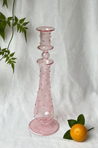 Pink Vintage Style Candle Holder - Joe’s Haven