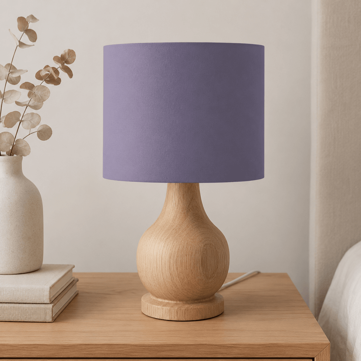 Plain Aubergine Lampshade, Purple Ceiling or Table Lamp Shade - Joe’s Haven