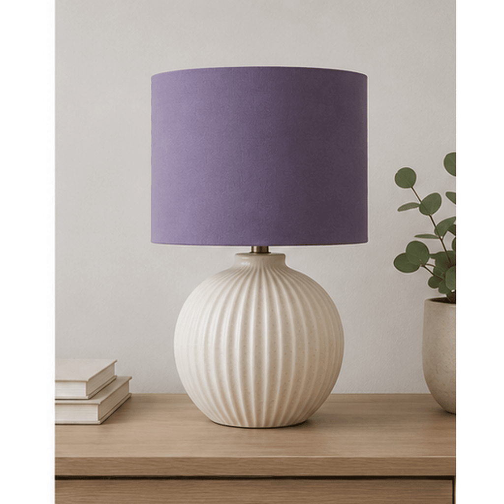 Plain Aubergine Lampshade, Purple Ceiling or Table Lamp Shade - Joe’s Haven