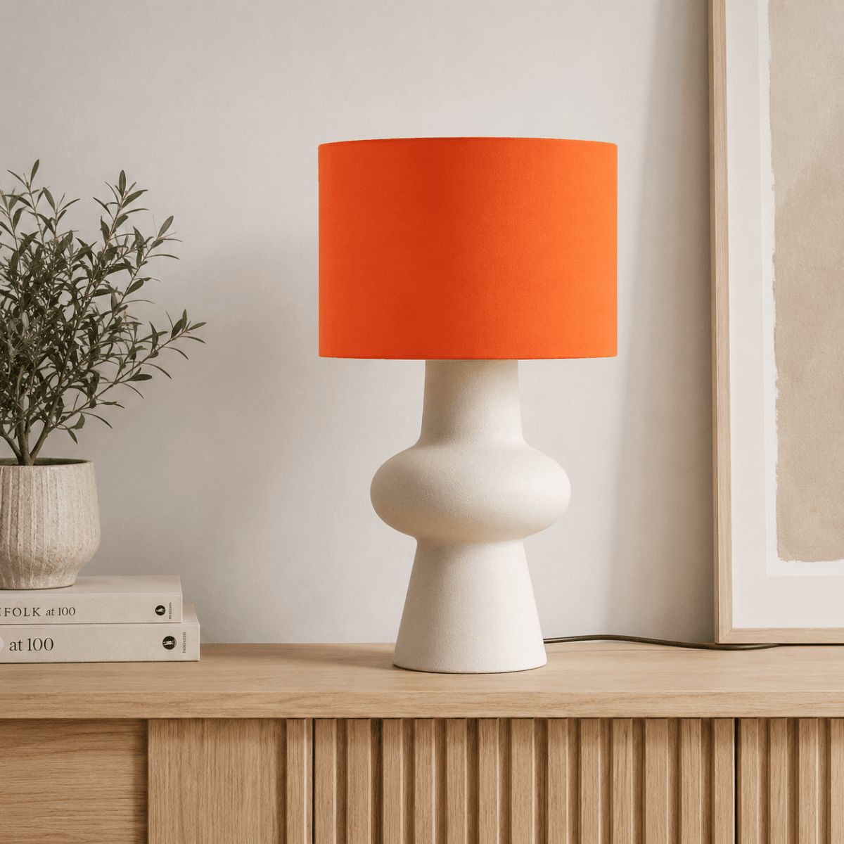 Plain Bright Orange Lampshade, Ceiling or Table Lamp Shade - Joe’s Haven