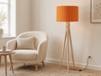 Plain Burnt Orange Lampshade – Handmade UK Ceiling or Table Lamp Shade | Made to Order - Joe’s Haven