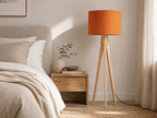 Plain Burnt Orange Lampshade – Handmade UK Ceiling or Table Lamp Shade | Made to Order - Joe’s Haven