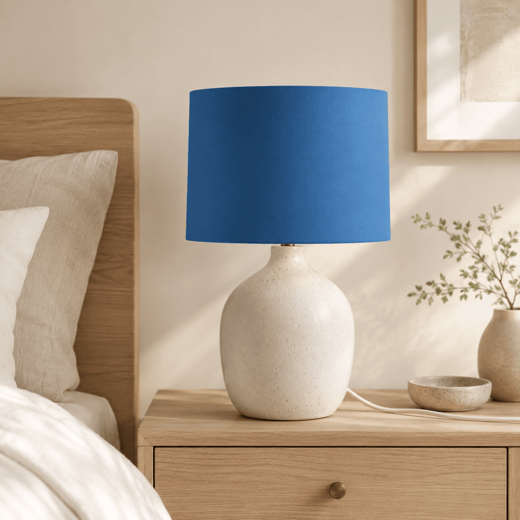 Plain Cobalt Blue Lampshade, Ceiling or Table Lamp Shade - Joe’s Haven