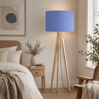 Plain Cornflower Blue Lampshade, Ceiling or Table Lamp Shade - Joe’s Haven