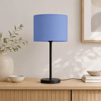 Plain Cornflower Blue Lampshade, Ceiling or Table Lamp Shade - Joe’s Haven
