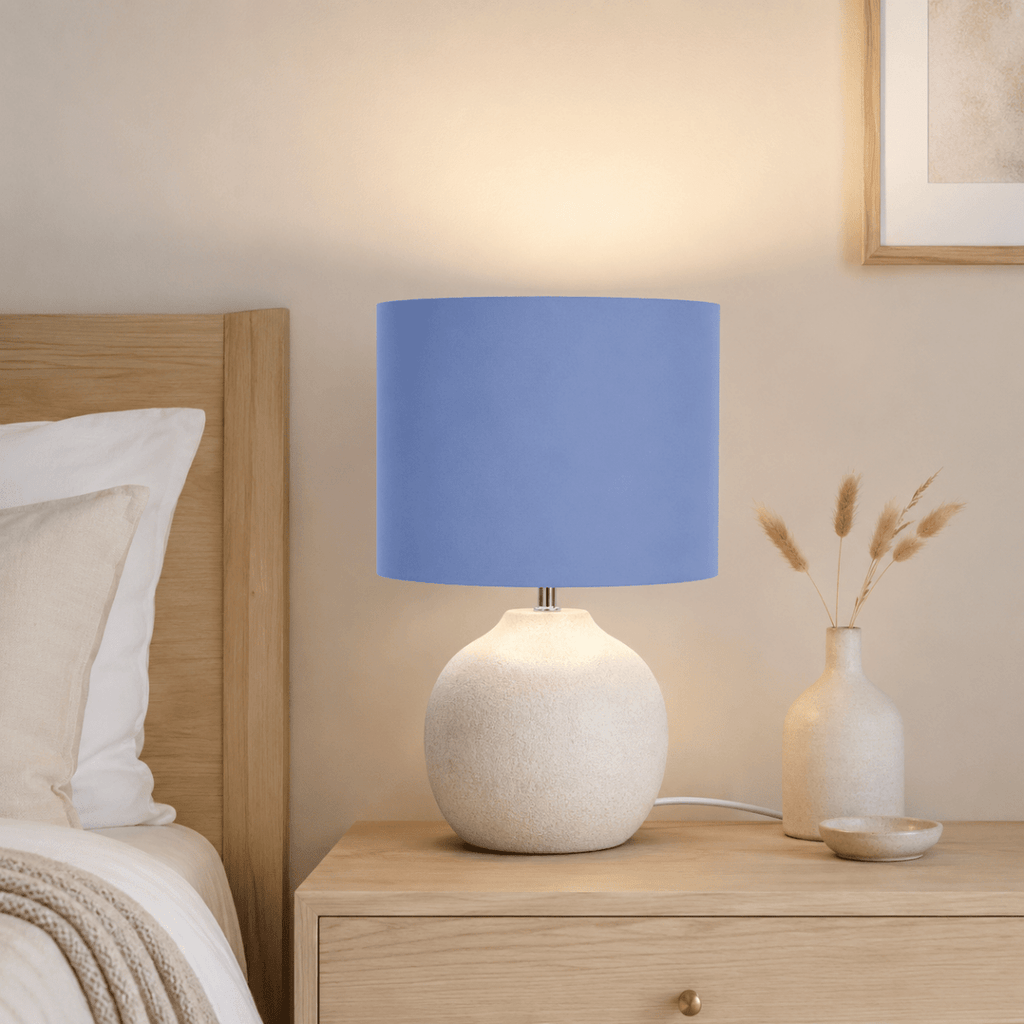 Plain Cornflower Blue Lampshade, Ceiling or Table Lamp Shade - Joe’s Haven