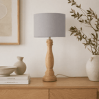 Plain Dove Grey Lampshade, Ceiling or Table Lamp Shade - Joe’s Haven