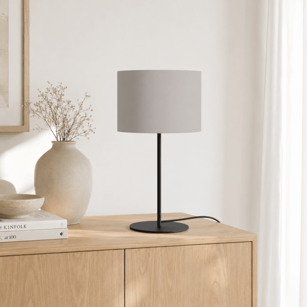 Plain Dove Grey Lampshade, Ceiling or Table Lamp Shade - Joe’s Haven