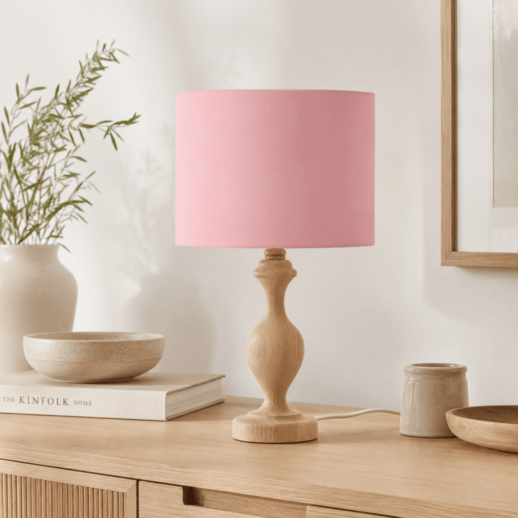 Plain Dusty Rose Lampshade, Pink Ceiling or Table Lamp Shade - Joe’s Haven