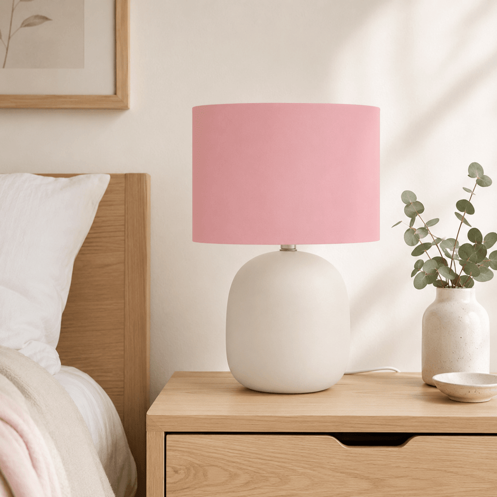 Plain Dusty Rose Lampshade, Pink Ceiling or Table Lamp Shade - Joe’s Haven