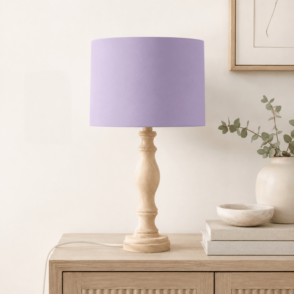 Plain Lavender Lampshade, Lilac Ceiling or Table Lamp Shade - Joe’s Haven