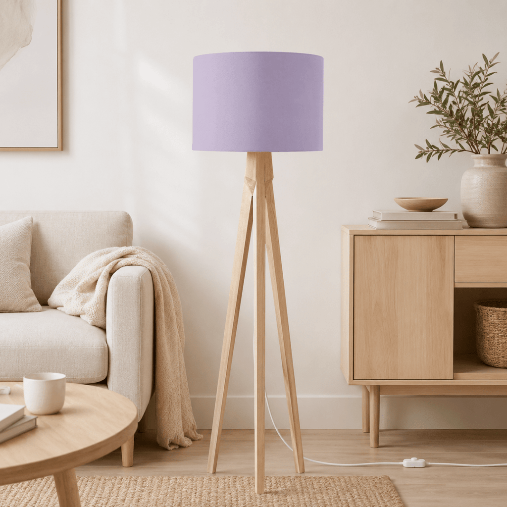 Plain Lavender Lampshade, Lilac Ceiling or Table Lamp Shade - Joe’s Haven