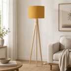 Plain Mustard Lampshade, Yellow Ceiling or Table Lamp Shade - Joe’s Haven