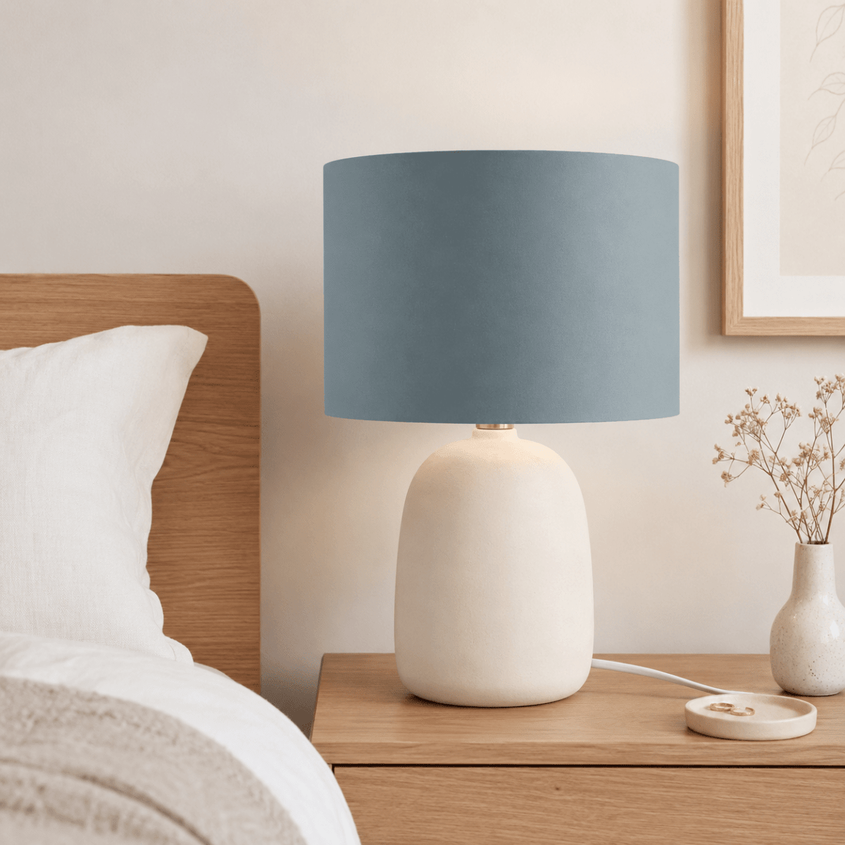 Plain Petrol Blue Lampshade, Ceiling or Table Lamp Shade - Joe’s Haven