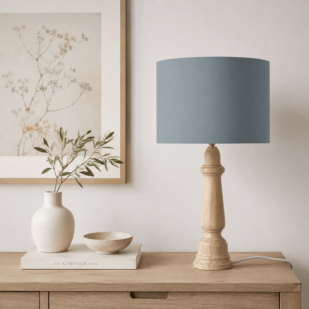 Plain Petrol Blue Lampshade, Ceiling or Table Lamp Shade - Joe’s Haven