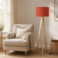 Plain Rust Red Lampshade, Ceiling or Table Lamp Shade - Joe’s Haven