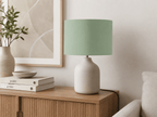 Plain Sage Green Lampshade – Handmade UK, Ceiling or Table Lamp Shade | Made to Order - Joe’s Haven