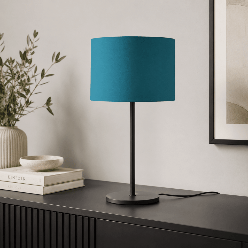 Plain Teal Lampshade, Ceiling or Table Lamp Shade - Joe’s Haven