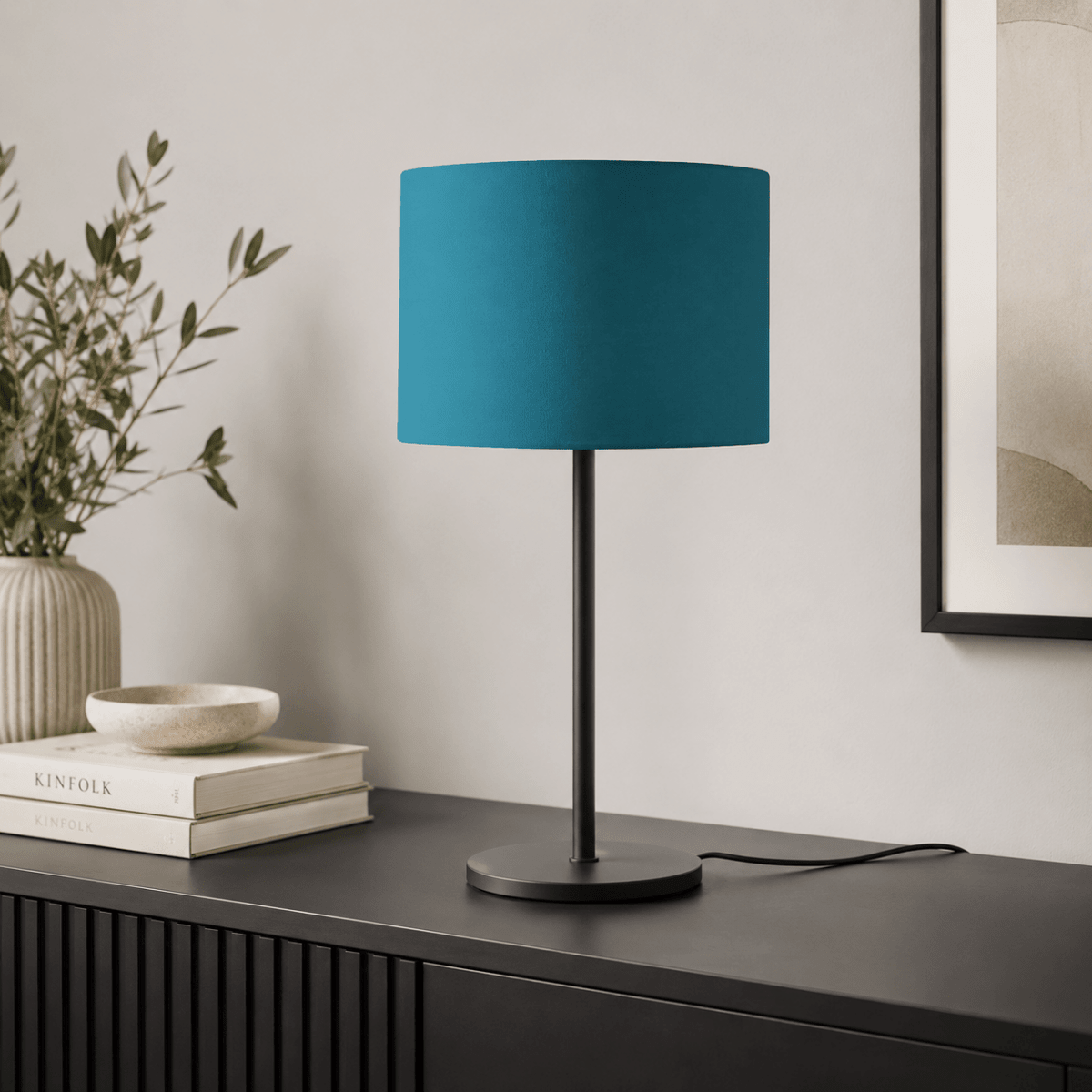 Plain Teal Lampshade, Ceiling or Table Lamp Shade - Joe’s Haven