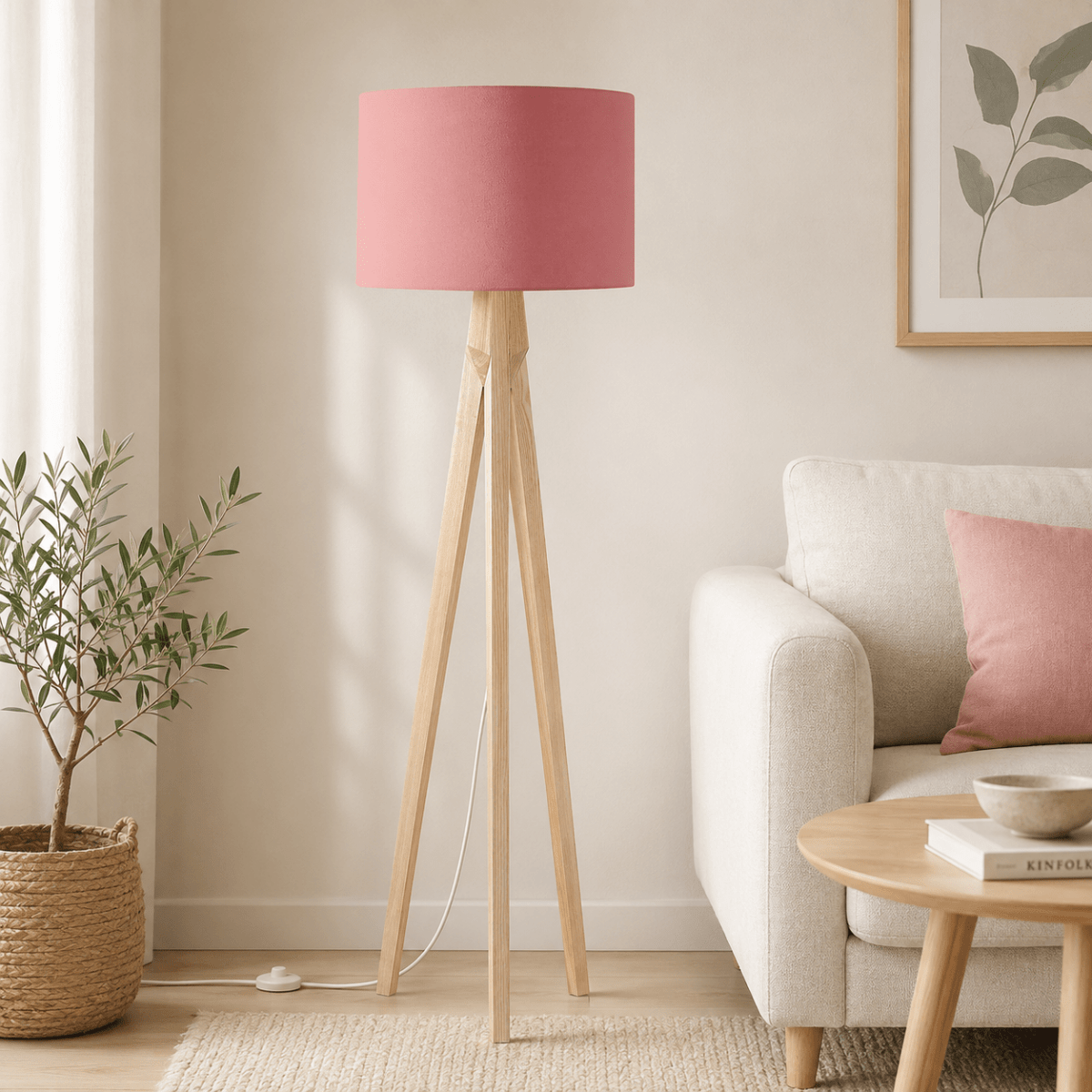 Plain Terracotta Pink Lampshade, Ceiling or Table Lamp Shade - Joe’s Haven