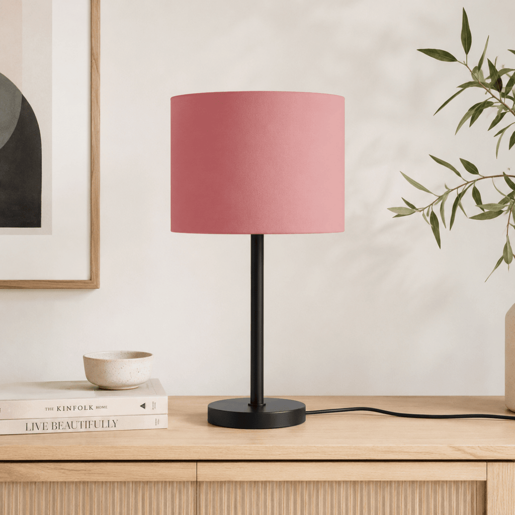 Plain Terracotta Pink Lampshade, Ceiling or Table Lamp Shade - Joe’s Haven
