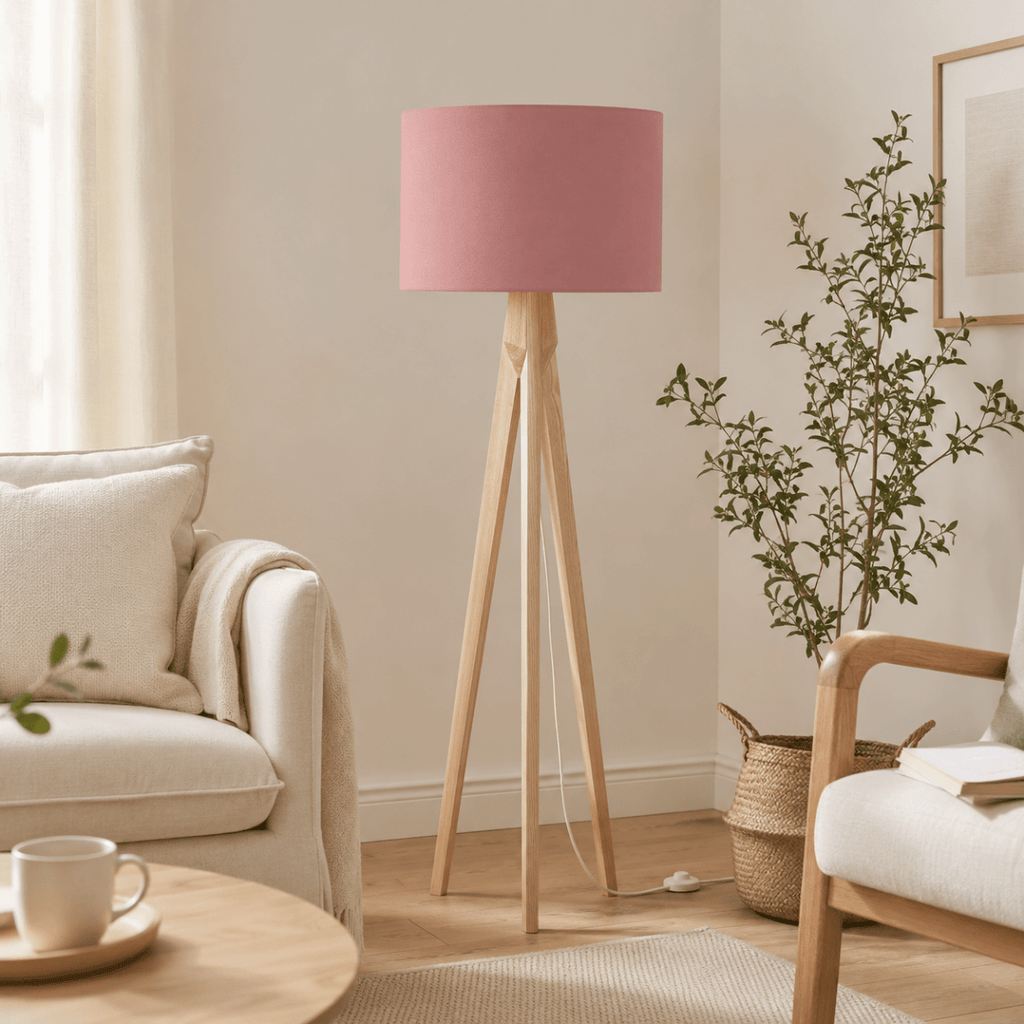 Plain Terracotta Pink Lampshade, Ceiling or Table Lamp Shade - Joe’s Haven