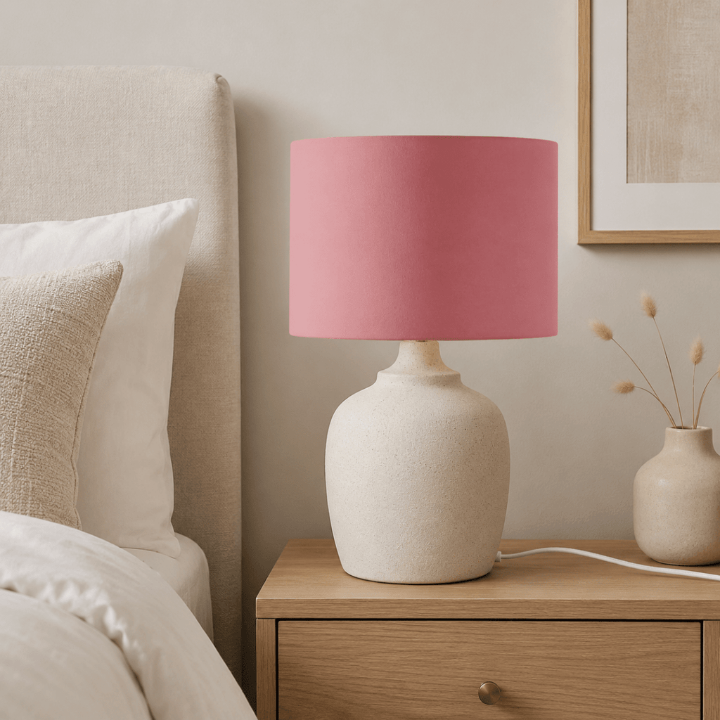 Plain Terracotta Pink Lampshade, Ceiling or Table Lamp Shade - Joe’s Haven