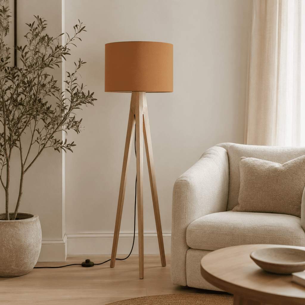 Plain Toffee Lampshade, Brown Ceiling or Table Lamp Shade - Joe’s Haven