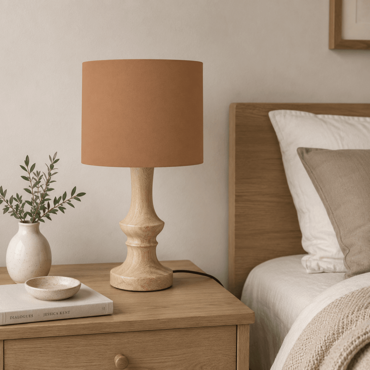 Plain Toffee Lampshade, Brown Ceiling or Table Lamp Shade - Joe’s Haven