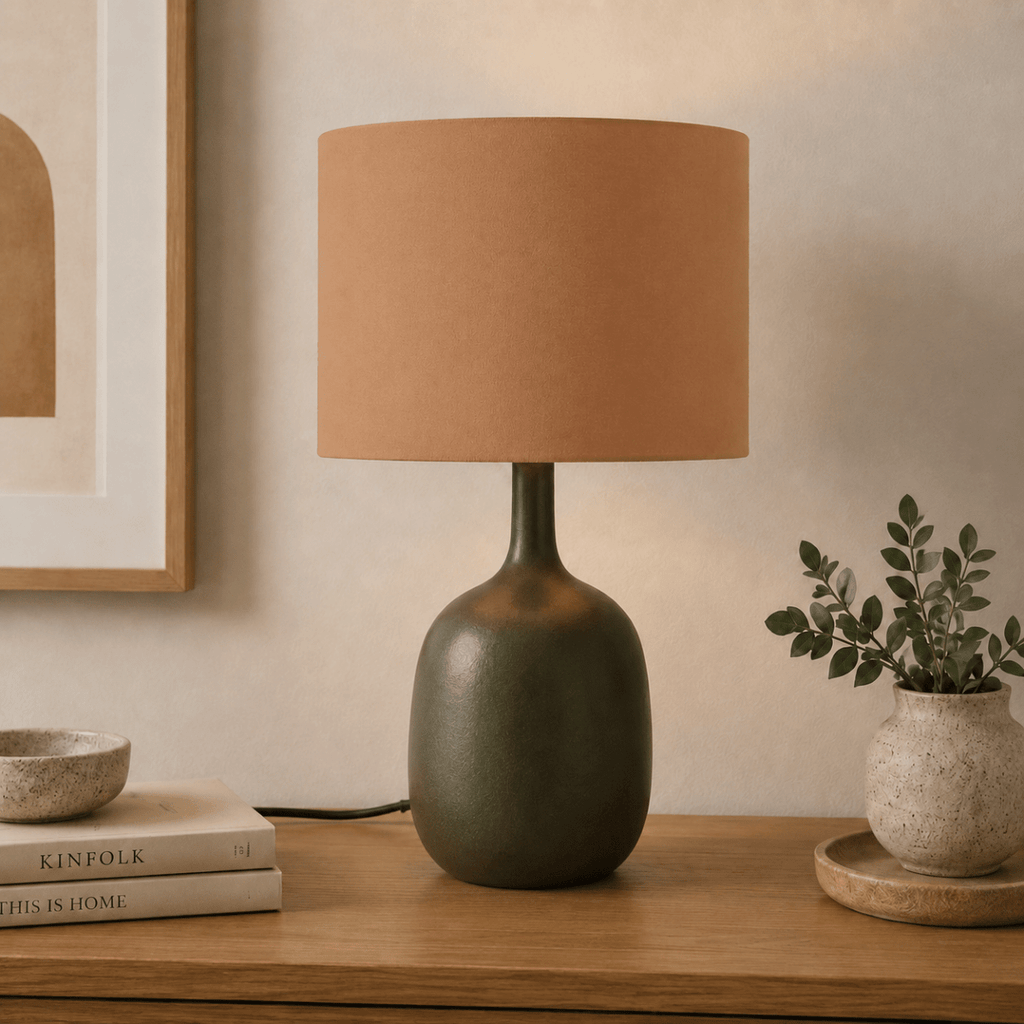 Plain Toffee Lampshade, Brown Ceiling or Table Lamp Shade - Joe’s Haven