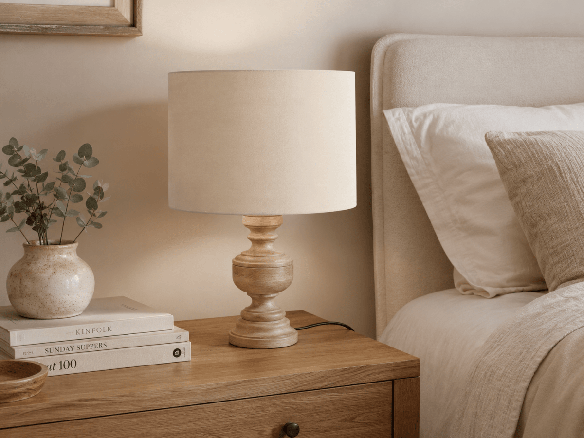 Plain Warm Sand Lampshade, Beige Ceiling or Table Lamp Shade - Joe’s Haven
