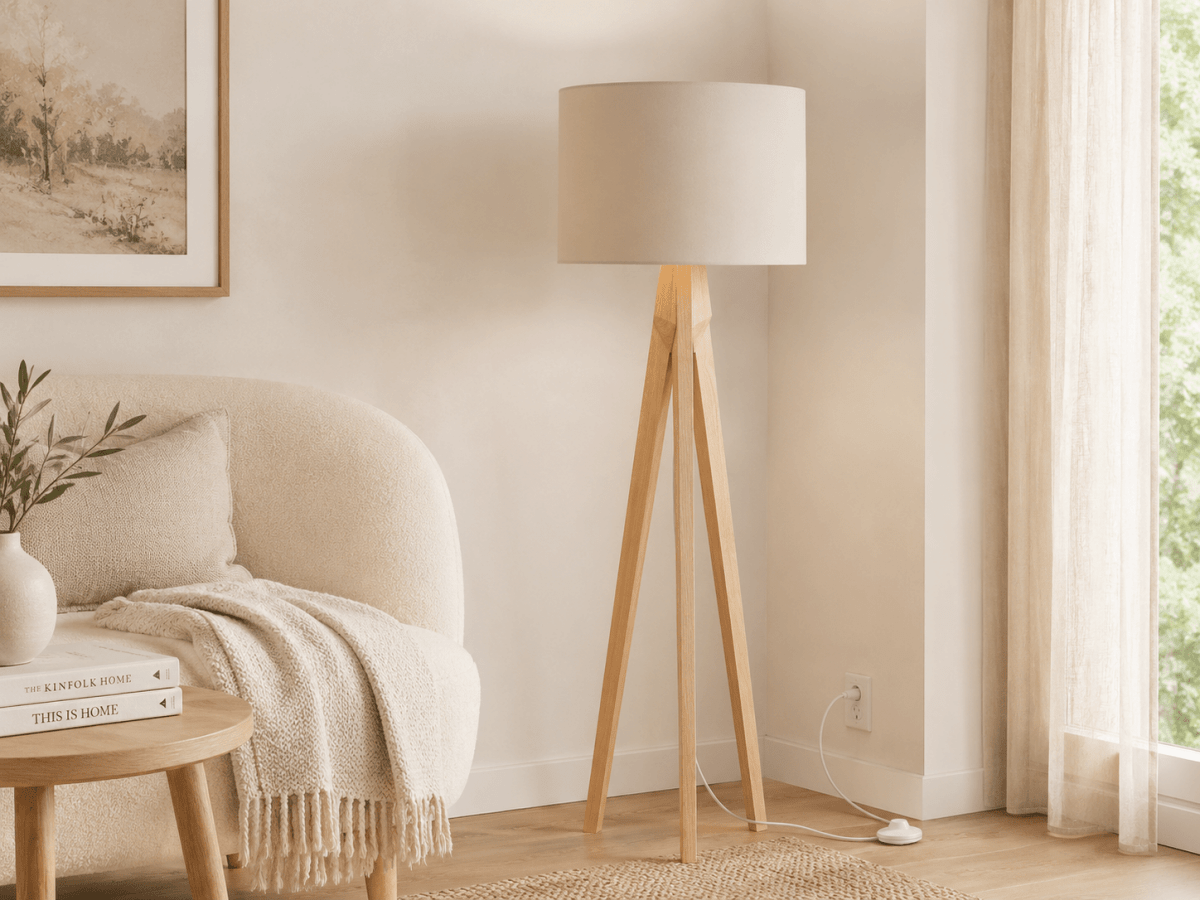 Plain Warm Sand Lampshade, Beige Ceiling or Table Lamp Shade - Joe’s Haven