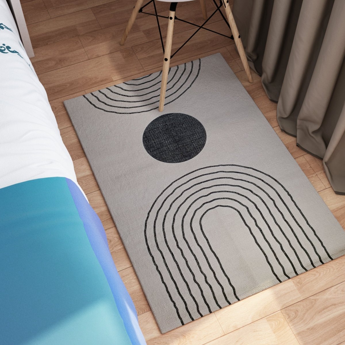 Printed Rug Tuscany Design Modern Non - Slip Soft Durable Floor Rug - Joe’s Haven