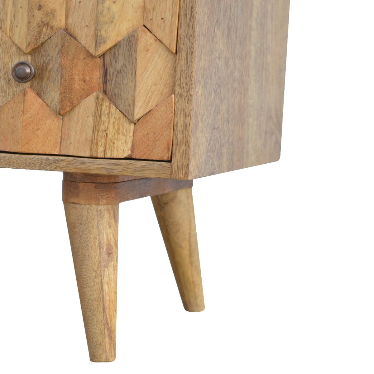 Solid Mango Wood Pineapple Carved Chest - Joe’s Haven