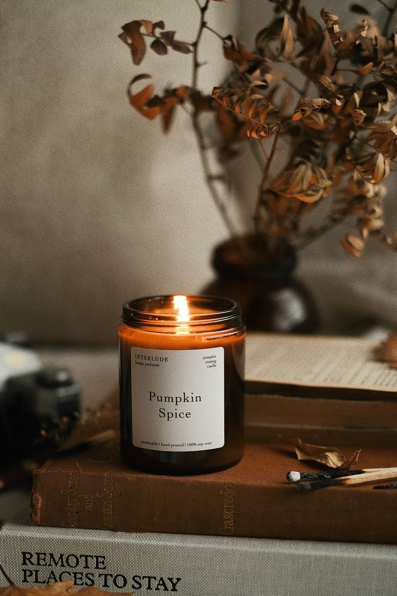 Pumpkin Spice Scented Candle With Lid - Joe’s Haven