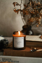 Pumpkin Spice Scented Candle With Lid - Joe’s Haven