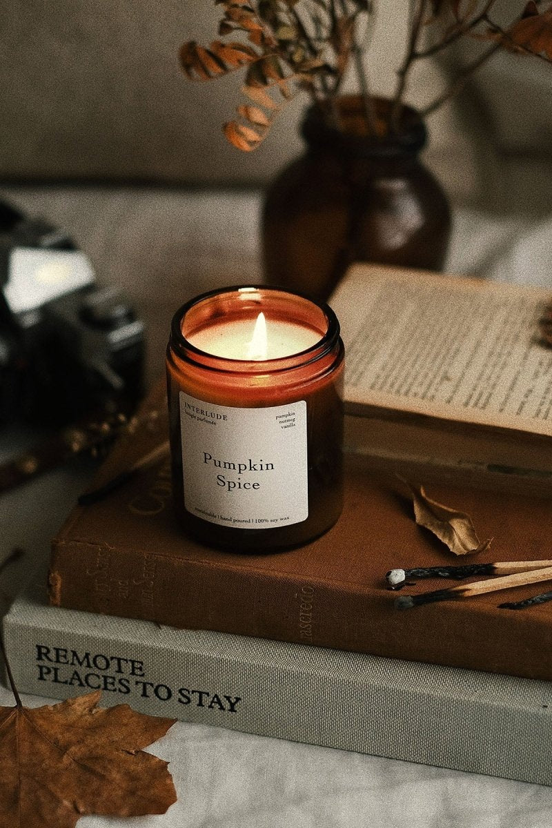 Pumpkin Spice Scented Candle With Lid - Joe’s Haven