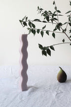 Wavy Pillar Candle - Joe’s Haven