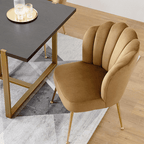 R3 Shell Dining Chair, Velvet - Joe’s Haven