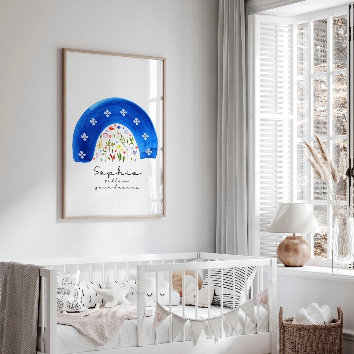 Rainbow nursery decoration wall art print - Joe’s Haven