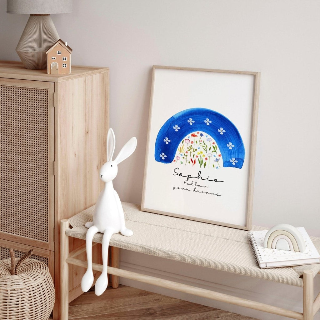 Rainbow nursery decoration wall art print - Joe’s Haven